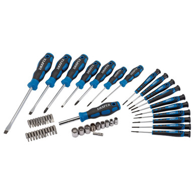 Draper -  Screwdriver Socket and Bit Set 49 piece