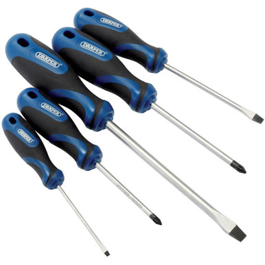 Draper - Soft Grip Screwdriver Set 5 Piece
