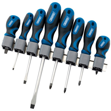 Draper - Soft Grip Screwdriver Set 8 Piece