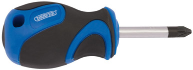 Draper -  No.2 x 38mm PZ Type Screwdriver with Soft Grip Handles