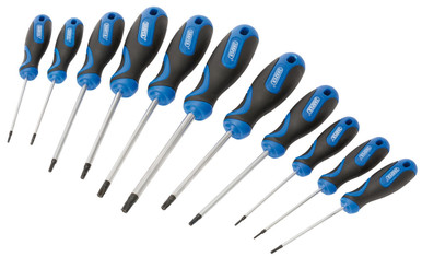 Draper - Soft Grip Draper - TX-STAR and Draper - TX-STAR Security Screwdriver Set 11 Piece