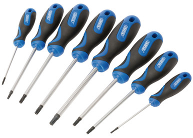 Draper - Soft Grip Draper - TX-STAR and Draper - TX-STAR Security Screwdriver Set 8 Piece