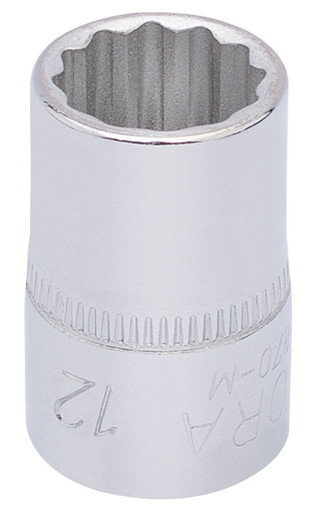 Draper - 12mm 3/8inch Sq. Dr. Elora Bi-Hexagon Socket