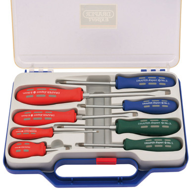 Draper -  Mechanic's/Engineer's Screwdriver Set 8 Piece