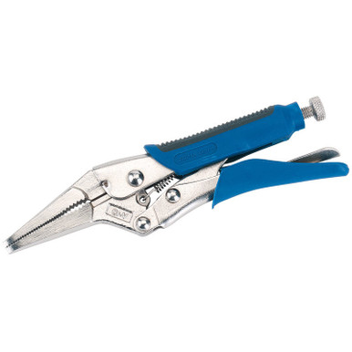 Draper - 165mm Soft Grip Long Nose Self Grip Pliers