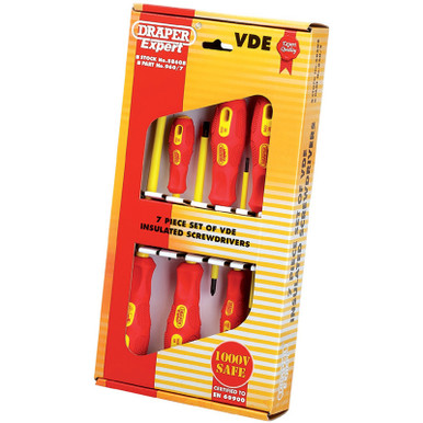 Draper - VDE Screwdriver Set 7 Piece