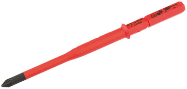Draper - Ergo Plus Extra Slim PZ/SL Type VDE Interchangeable Screwdriver Blade No:2 x 100mm
