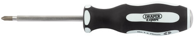 Draper -  Pound Thru' Cross Slot No:2 x 100mm Soft Grip Screwdriver