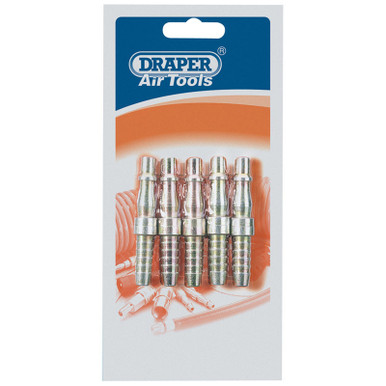 Draper - 5/16inch Bore PCL Air Line Coupling Adaptor / Tailpieces 5 Piece