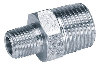 Draper - 1/2inch Male to 1/4inch Male BSP Taper Reducing Union Pack of 3