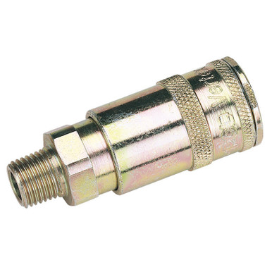 Draper - 1/4inch BSP Taper Male Thread Verte x Air Coupling