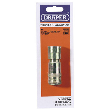 Draper - 1/2inch BSP Taper Female Thread Verte x Air Coupling