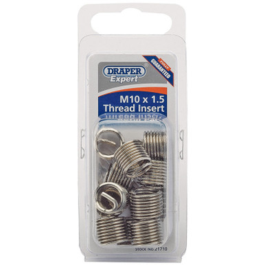 Draper -  M10 x 1.5 Metric Thread Insert Refill Pack 12