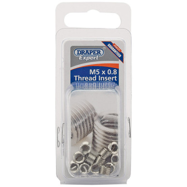 Draper -  M5 x 0.8 Metric Thread Insert Refill Pack 12