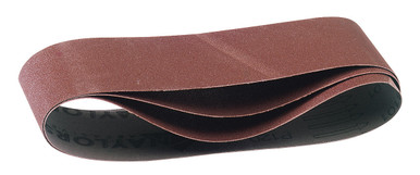 Draper - 533 x 75mm 100Grit Aluminium Oxide Sanding Belts Pack of 3