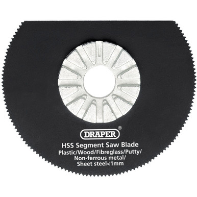 Draper -  HSS Segment Saw Blade 63mm Dia. x 18tpi