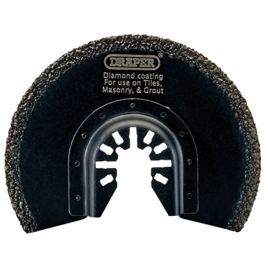 Draper -  Oscillating Multi-Tool Diamond Coated Cutting Blade 88mm