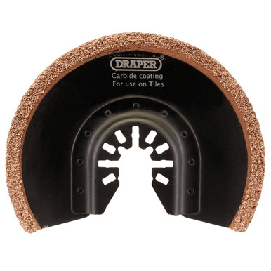 Draper -  Oscillating Multi-Tools Carbide Coated Cutting Blade 88mm