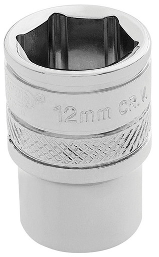 Draper - 1/4inch Sq. Dr. Hi-Torq 6 Point Socket (12mm)