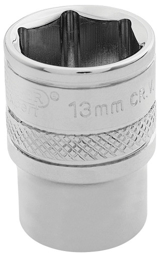 Draper - 1/4inch Sq. Dr. Hi-Torq 6 Point Socket (13mm)