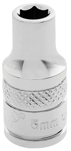 Draper - 1/4inch Sq. Dr. Hi-Torq 6 Point Socket (5.0mm)