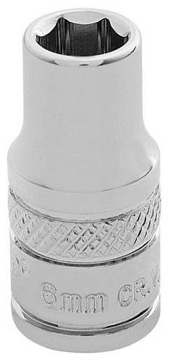 Draper - 1/4inch Sq. Dr. Hi-Torq 6 Point Socket (6.0mm)