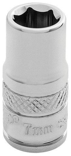 Draper - 1/4inch Sq. Dr. Hi-Torq 6 Point Socket (7mm)