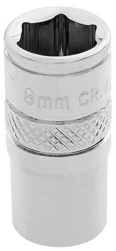 Draper - 1/4inch Sq. Dr. Hi-Torq 6 Point Socket (8mm)
