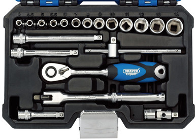 Draper - 1/4inch Sq. Dr. Metric Socket Set (20 Piece)