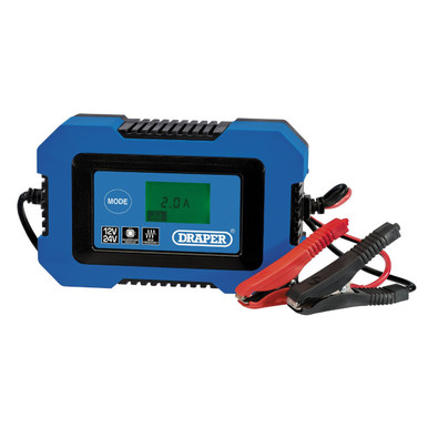 Draper - 12V/24V Battery Charger