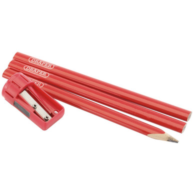 Draper - Carpenter's Pencil and Sharpener Set