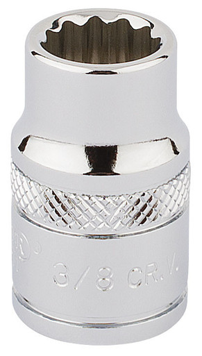 Draper - 3/8inch Sq. Dr. Hi-Torq 12 Point Socket 3/8inch