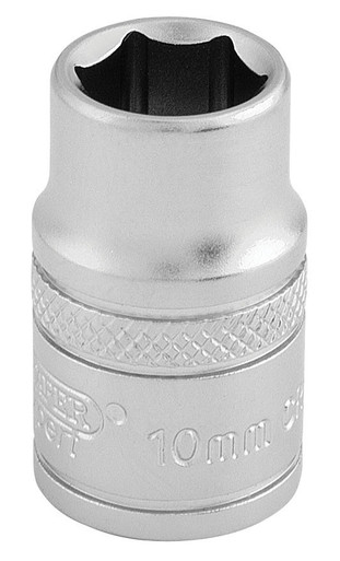 Draper - 3/8inch Sq. Dr. 6 Point Metric Socket 10mm