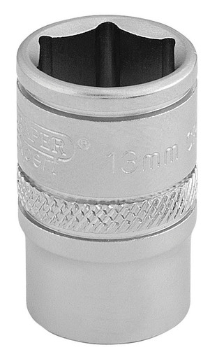 Draper - 3/8inch Sq. Dr. 6 Point Metric Socket 13mm