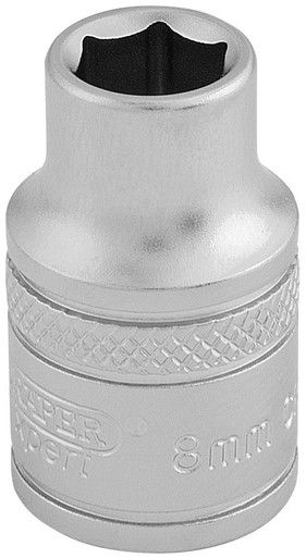 Draper - 3/8inch Sq. Dr. 6 Point Metric Socket 8mm
