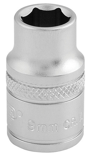 Draper - 3/8inch Sq. Dr. 6 Point Metric Socket 9mm