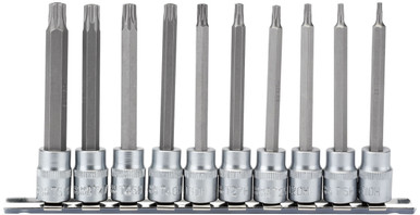 Draper - 3/8inch Sq. Dr. Draper - TX-STAR Security Socket Bit Set 10 Piece