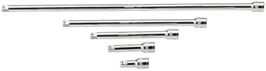 Draper - 3/8inch Sq. Dr. Satin Chrome Wobble Extension Bar Set 5 Piece
