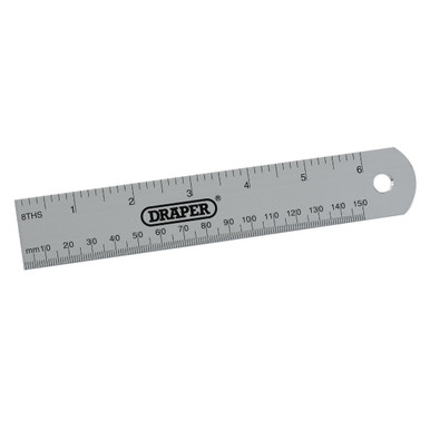 Draper - 152mm/6inchAluminium Rule