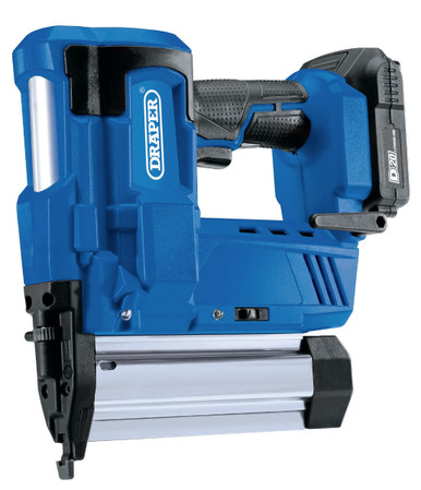 Draper - D20 20V Nailer/Stapler with 1x 2Ah Battery and Charger