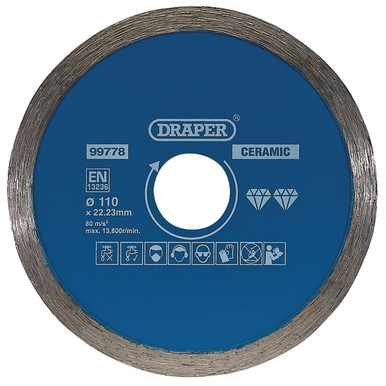 Draper - Continuous Diamond Blade 110mm