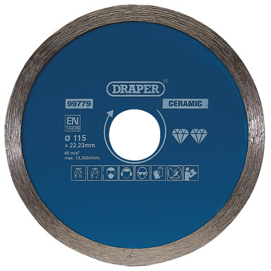 Draper - Continuous Diamond Blade 115mm