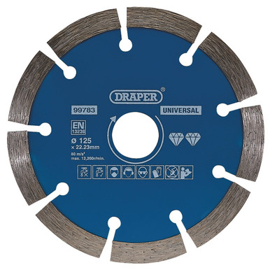 Draper -  Segmented Diamond Blade 125mm