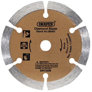 Draper -  Segmented Diamond Blade 85mm