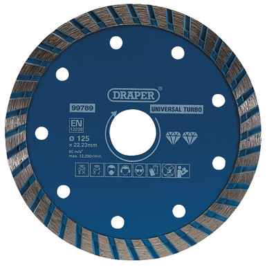 Draper - Turbo Diamond Blade 125mm