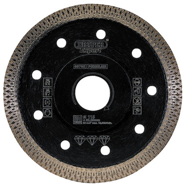 Draper - Turbo-X Porcelain Diamond Blade 115mm