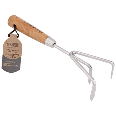 Draper - Draper - Heritage Stainless Steel Hand Cultivator with Ash Handle