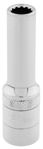 Draper - 3/8inch Sq. Dr. Hi-Torq 12 Point Deep Socket 8mm