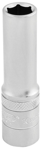 Draper - 3/8inch Sq. Dr. 6 Point Metric Deep Socket 10mm