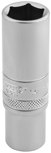 Draper - 3/8inch Sq. Dr. 6 Point Metric Deep Socket 14mm